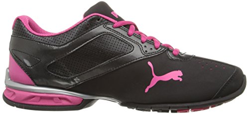 PUMA Women's Tazon 6 WN's fm Cross-Trainer Shoe, Black Silver/Beetroot Purple, 9.5 M US