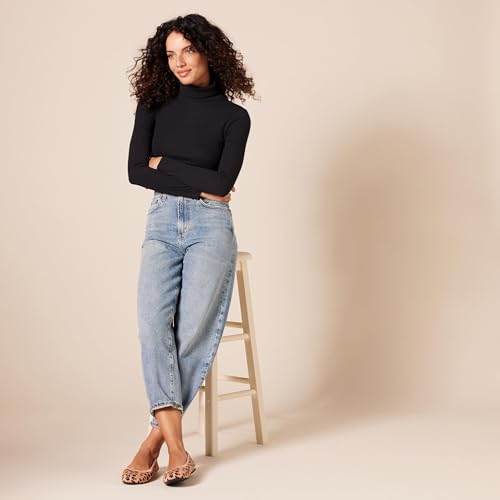 Amazon Essentials Women's Knit Ballet Flat, Brown, Leopard Print, 8.5