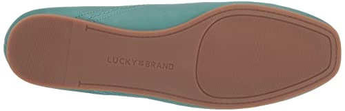 Lucky Brand Women's Alba Ballet Flat, Bristol Blue, 7