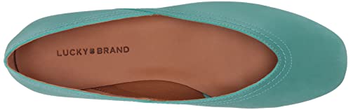 Lucky Brand Women's Alba Ballet Flat, Bristol Blue, 7