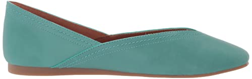 Lucky Brand Women's Alba Ballet Flat, Bristol Blue, 7