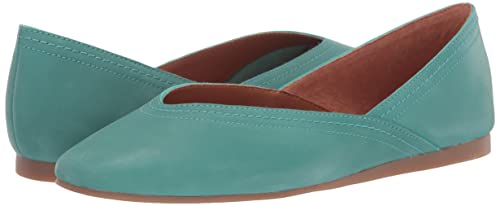 Lucky Brand Women's Alba Ballet Flat, Bristol Blue, 7