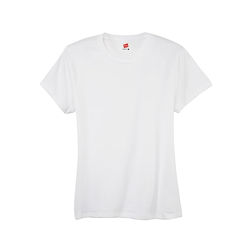 Hanes Women's Nano T-Shirt, Medium, White