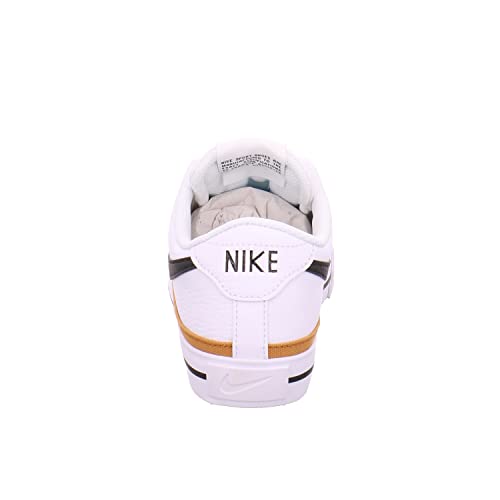 Nike Women's Sneaker, White Black Desert Ochre, 9