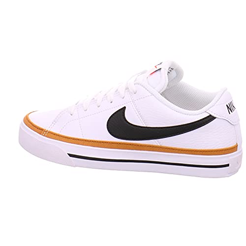 Nike Women's Sneaker, White Black Desert Ochre, 9