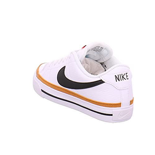 Nike Women's Sneaker, White Black Desert Ochre, 9