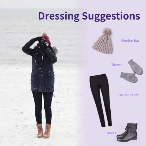 GGleaf Women's Quilted Winter Coat Warm Puffer Jacket Thicken Parka with Removable Hood Navy X-Large