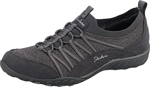 Skechers Women's 100231 Sneaker, Charcoal, 10