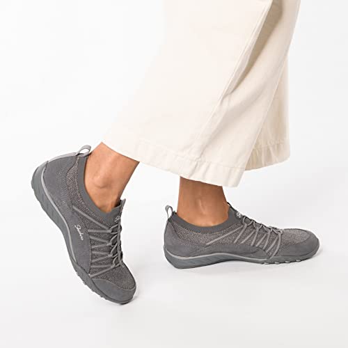 Skechers Women's 100231 Sneaker, Charcoal, 10