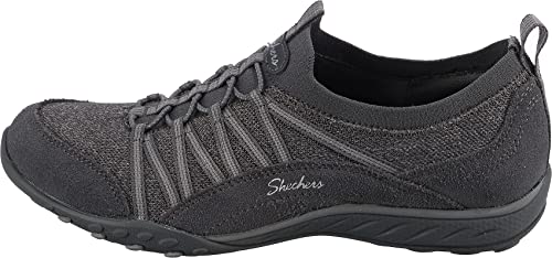 Skechers Women's 100231 Sneaker, Charcoal, 10