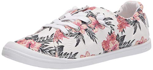 Roxy womens Rory Slip on Sneaker, White, 8.5 US