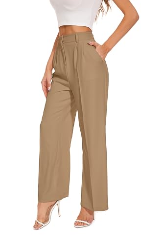 Women's High Waist Wide Leg Business Pants