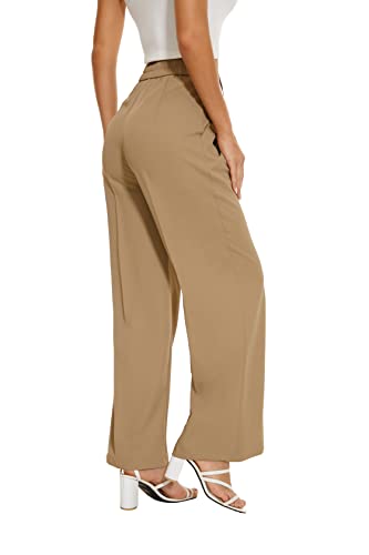 Women's High Waist Wide Leg Business Pants