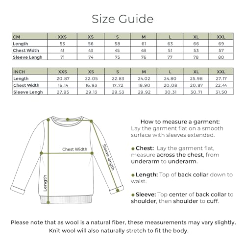 Ladies Irish Multi Cabled Raglan Super Soft Merino Wool Sweater (Small, Red)