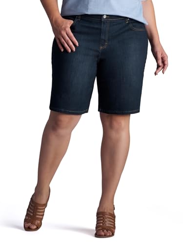 Lee Women's Size Relaxed-fit Bermuda Short, Journey, 18 Plus