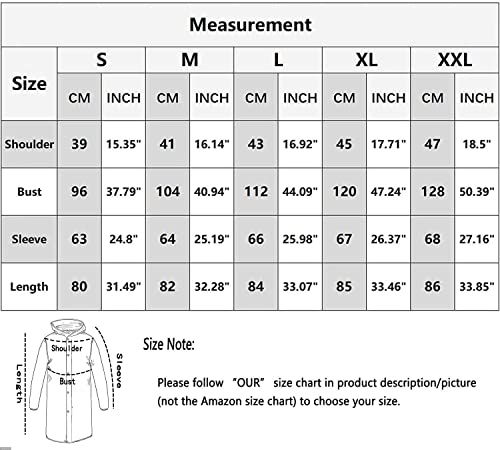 Adiwiid Rain Coat for women waterproof with Hood Lightweight Long Rain Jacket Outdoor Trench Windbreaker (M, Light Blue)