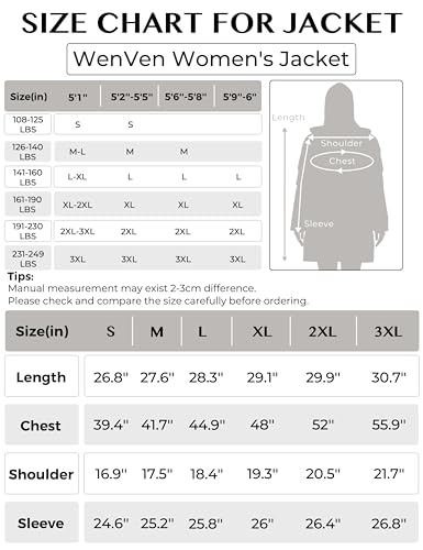 WenVen Women's Winter Thicken Puffer Coat Warm Jacket with Fur Hood (Beige, M)