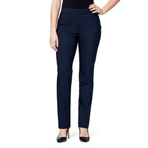 Gloria Vanderbilt Women's Haven Straight Trouser Pant, Midnight Affair/Midnight Affair, 16