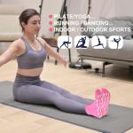 jeuhut 12 Pairs Non Slip Skid Socks for Women, Slipper Socks with Grippers for Hospital Yoga Pilates(foot)