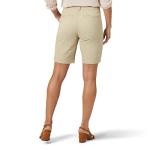 Lee Women's Regular Fit Chino Bermuda Short, Beige, 12