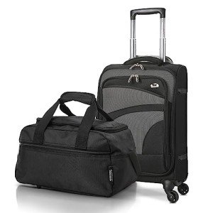 Aerolite Lightweight Cabin Luggage Set 56x45x25cm