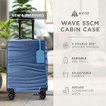 AVIO Wave Lightweight Cabin Suitcase 56x45x25cm