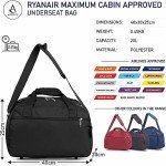 Aerolite Lightweight Cabin Luggage Set 56x45x25cm
