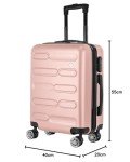 EJ Cabin Luggage 56x45x25cm - Rose Gold 34L