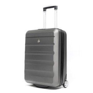 Aerolite Eco-Friendly 55x40 Cabin Luggage - Charcoal
