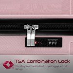 FLIEE Lightweight Hard Shell Cabin Luggage 55x40x20cm