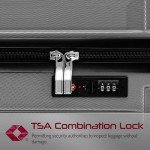 FLIEE Lightweight Hard Shell Cabin Luggage 56cm