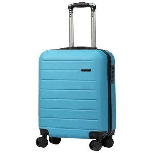 Rocklands® 4-Wheel Lightweight Cabin Luggage - Blue