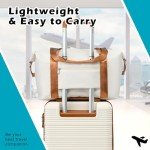Lightweight Hard Shell Cabin Luggage Set - Yellow/Black