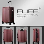 EJ Wine Red Cabin Luggage 56x45x25cm