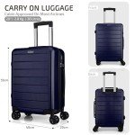 EJ Cabin Luggage 55x40x20cm - Lightweight & Durable