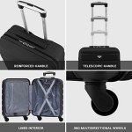 EJ Cabin Luggage 56x45x25cm - Lightweight 4 Wheels