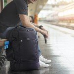 Aerolite 39L Black Cabin Luggage Backpack 55x35cm