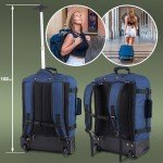 EJ Cabin Luggage 56x45x25cm Trolley Backpack