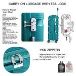 Kono Lightweight 55cm Hard Shell Cabin Luggage
