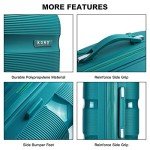 Kono Lightweight 55cm Hard Shell Cabin Luggage