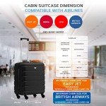 Flight Knight 56x45x25cm Lightweight Cabin Luggage