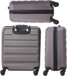 Aerolite 56x45x25cm Lightweight Cabin Luggage - Charcoal