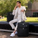 Aerolite Lightweight 56x45x25cm Cabin Luggage Bag