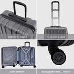 Lightweight Hard Shell Cabin Luggage 56x45x25cm
