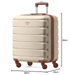 EJ Cabin Luggage 4-Wheel Lightweight Carry-On 56x45x25cm