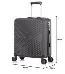 EJ Cabin Luggage 56x45x25cm Lightweight Carry-On Bag
