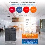 EJ Cabin Luggage Set of 2 - 56x45x25cm