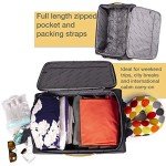 Pierre Cardin Lightweight 56cm Cabin Luggage - Grey/Orange