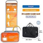 56x45x25cm Cabin Luggage - Travel Duffel Bag