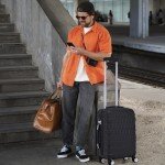 EJ Cabin Luggage 56x45x25cm - 4 Wheel Suitcase